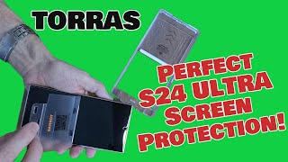 Fit the Best Samsung S24 Ultra Screen Protector in just 2 Minutes [upl. by Inahpit]