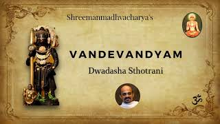 VandeVandyam  Dwadasha Sthotrani Vol 1  Dr Vidyabhushan  Sriman Madhvacharya  Preenayamo [upl. by Yeltrab842]