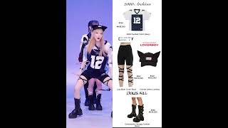 Lesserafim perfect night fits sporty style kpop lesserafim fits kpopoutfit style fashion [upl. by Adneram]