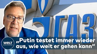 GAZPROM DROSSELT LIEFERUNG Energiesicherheit quotRussland versucht den politischen Druck zu erhöhenquot [upl. by Nehcterg753]