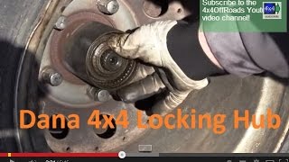 Dana 44 locking hubs replacement [upl. by Nahshun358]