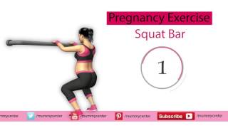 Pregnancy Exercise Squart Bar  Pregnancy Exercise for Labor and Delivery  Mummy Center [upl. by Tobiah218]