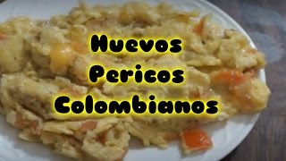 Como Hacer Huevos Pericos Colombianos Huevos Revueltos Receta Cocina Facil [upl. by Sandon]