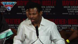 MAYWEATHER VS MOSLEY POST FIGHT CONFERENCE [upl. by Nyleikcaj532]