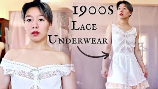 I made underwear from 120 years ago  pair of combinations [upl. by Alidus]