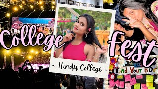 Attending College Fest MECCA 2024✨🔥 Delhi University Hindu College💃🪩 [upl. by Haleigh892]