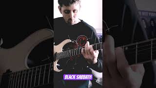 BLACK SABBATH IRON MAN MAIN GUITAR RIFF 🎸🤘 [upl. by Hawker870]