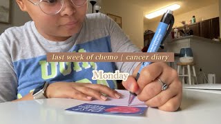 Last Week of Chemo  Cancer Diary [upl. by Kennie102]