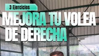 MEJORA TU VOLEA DE DERECHA  PADEL [upl. by Emarie]