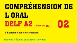 DELF A2  Compréhension de loral no 2 [upl. by Apul]