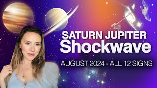 THE 1st SHAKE UP AFTER THE GREAT CONJUNCTION Saturn Jupiter Square  August 2024  All 12 Signs [upl. by Marna]