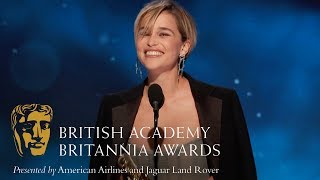 Emilia Clarkes Acceptance Speech at the Britannia Awards 2018 [upl. by Rhoades]