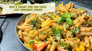 Rich amp Creamy Peri Peri Pasta Easy Weeknight Dinner [upl. by Vil]