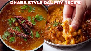 Dhaba Style Dal Fry Recipe [upl. by Enelec]