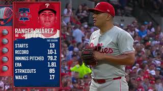 Ranger Suarez strikeout highlights vs Orioles 61424 [upl. by Lampert]