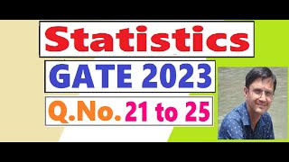 GATE 2023 Statistics  Question 21 to 25  Short Cut tricks [upl. by Etessil832]