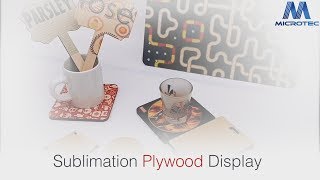 Sublimation Plywood Display [upl. by Cavil]