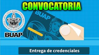 🔴CONVOCATORIA DE ENTREGA DE CREDENCIALES CU CU 2 Y REGIONALES  BUAP 2024  TORETO1309 [upl. by Aehsrop761]