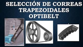 Seleccion de Correas Trapezoidal Optibelt [upl. by Yreved240]