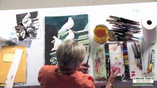 How To Add Splattering in Your Painting With Watercolor Artist Anne Abgott [upl. by Reace854]