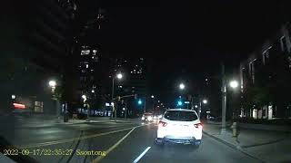 Hit and Run by Nissan Pathfinder CHXL 922 on Ouellette Ave Windsor ON CANADA [upl. by Maurie]