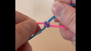 How to Start a 2 Stranded Boondoggle Box Stitch [upl. by Irek107]