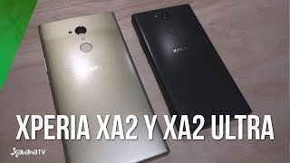 Xperia XA2 y XA2 Ultra primeras impresiones EN LA LÍNEA DE SONY [upl. by Yeleak]