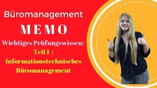 Prüfung Teil 1 Informationstechnisches Büromanagement [upl. by Jarid251]