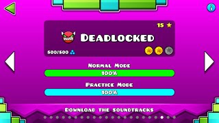 Geometry dashDeadlocked 100 2 coins porqué soy noob jaja [upl. by Redyr]