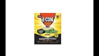 DCon Refillable Corner Fit Mouse Poison Bait Station Refills 10 Count  Overview [upl. by Prunella]