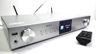 REVIEW Majority Fitzwilliam HiFi Tuner FMDABInternet amp Music Streamer Cheap at 12 the price [upl. by Dnalyaw511]