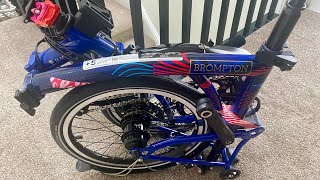 Brompton Team GB Bike Paris Olympics 2024 Special Edition P Line 12 Speed [upl. by Ally]