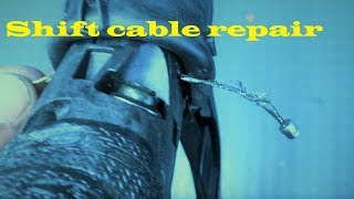 how to replace a shift cable in a 6800 ultegra shifter [upl. by Haianeb]