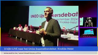 Herbekijk hier het Unizo kopstukken debat [upl. by Aisset]