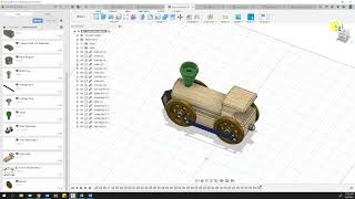 Fusion 360  Miniature Train  exploded view assembly drawing [upl. by Paluas900]