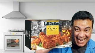 PINTYS Whisky Mustard Chicken Wings ☆ food review [upl. by Schwerin]