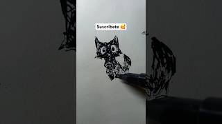 Dibuja un gatito así de FÁCIL 🐱 art shorts [upl. by Arait]