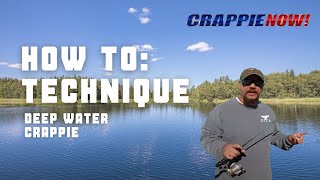 Live Bait RoadRunner Rig for Crappie in Deep Water [upl. by Asilad696]