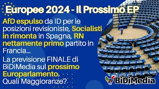 Europee Pt 9  Il prossimo Europarlamento la PREVISIONE FINALE [upl. by Allehcim]