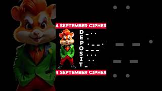 hamster kombat today cipher code  daily cipher hamster kombat 4 september hamsterkombat [upl. by Halima]