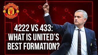 4222 vs 433 What Is Manchester Uniteds Best Formation  Jose Mourinho Tactical Analysis [upl. by Hiroko]