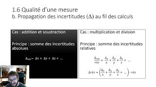 Propagation des incertitudes dans les calculs [upl. by Purse]