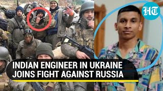 Indian engineer joins Ukrainian forces against Russia First Indian to join Ukraine war [upl. by Atsev624]