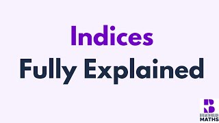 Indices Fully Explained Junior Cycle [upl. by Nahtanohj]