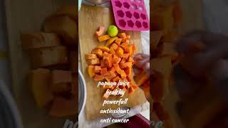 papaya juice healthy powerful antioxidant anti cancer shortvideo [upl. by Ellenaj]