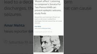 Mozart Effect can help prevent seizures [upl. by Gilli]