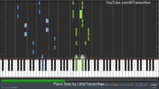 Rihanna  We Found Love Piano Cover by LittleTranscriber [upl. by Eladal]