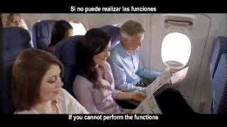 United Airlines Boeing 777200 Safety Video [upl. by Nylikcaj]