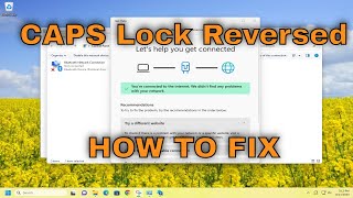 How to Fix Caps Lock Reversed in Windows 1110 Solution [upl. by Enawd]