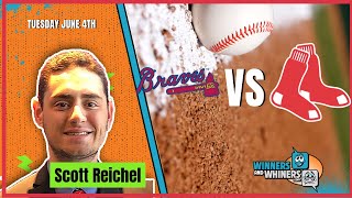 Free MLB Betting Pick Atlanta Braves vs Boston Red Sox 6424 Scotts Selections [upl. by Crispin492]